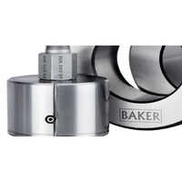 Baker Air Plug Gauge - Stainless Steel, M8 X 1.25 Size | High Grade, Manual Display, Industrial Use, Silver Color