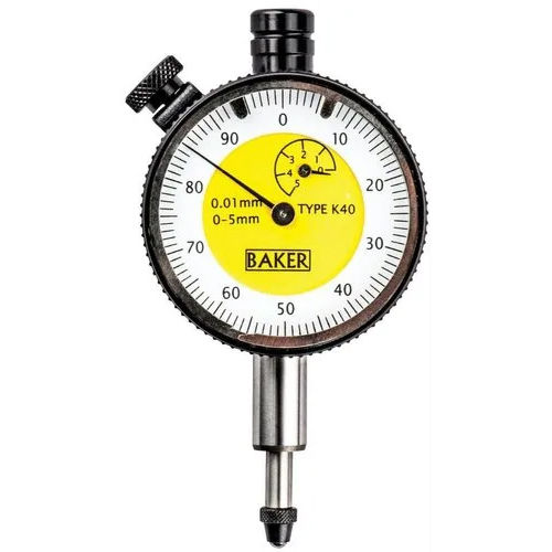 Baker K40 Plunger Dial Gauge - Accuracy: 0.1 Mm