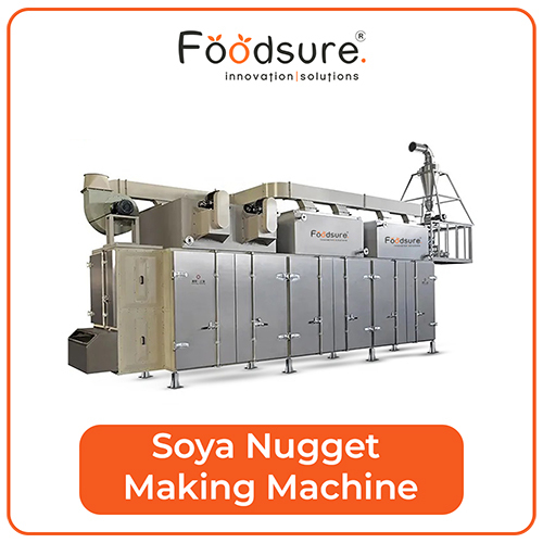 Soya Nugget Machine - 500 Kg/hr Capacity, Stainless Steel, Plc Control | Eco-friendly, Fully Automatic, High Efficiency