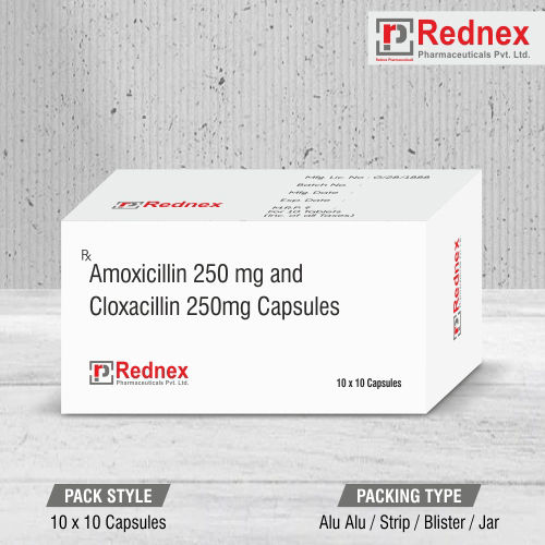 Amoxicillin 250 Mg And Cloxacillin 250Mg Capsules - Storage: Dry Place