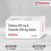 Cefixime 200 mg And Cloxacillin 500 mg Tablets