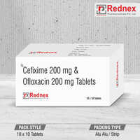 Cefixime 200 mg And Ofloxacin 200mg Tablets