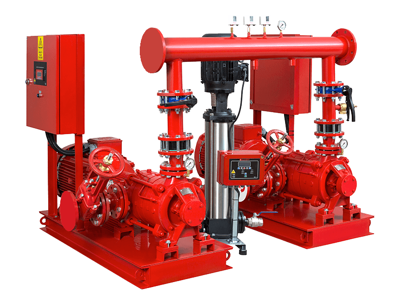 Fire Hydrant Pumps - Color: Red