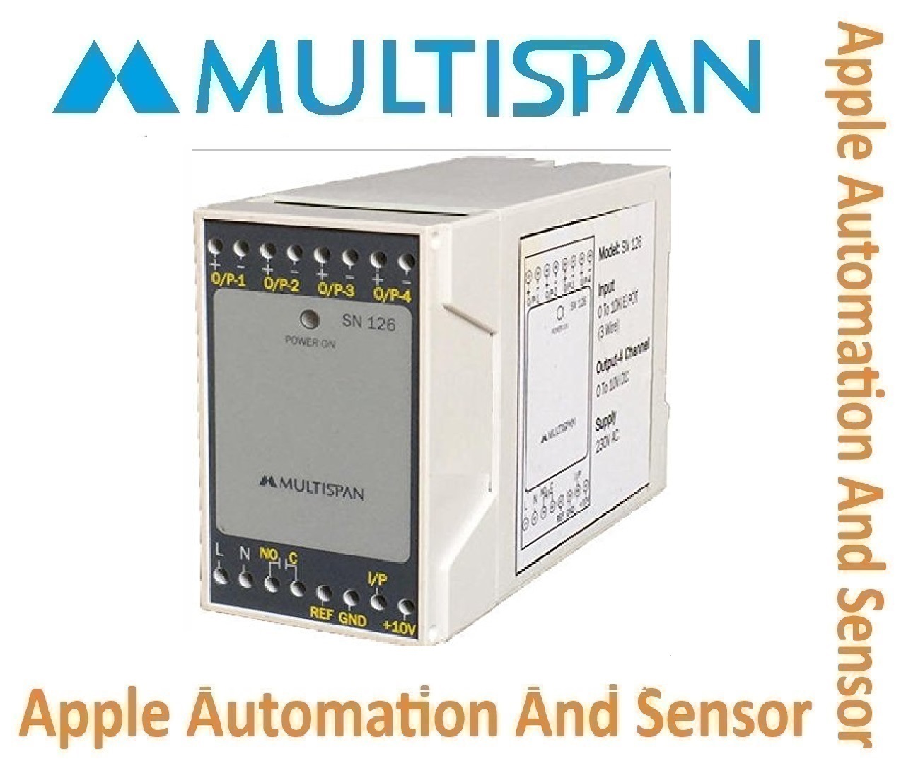 Sn-126 -4 Multispan Synchronizer Unit - Universal Input Pid Controller, Double Relay (4+4 Digit), 1 Year Warranty, Multiple Model Compatibility
