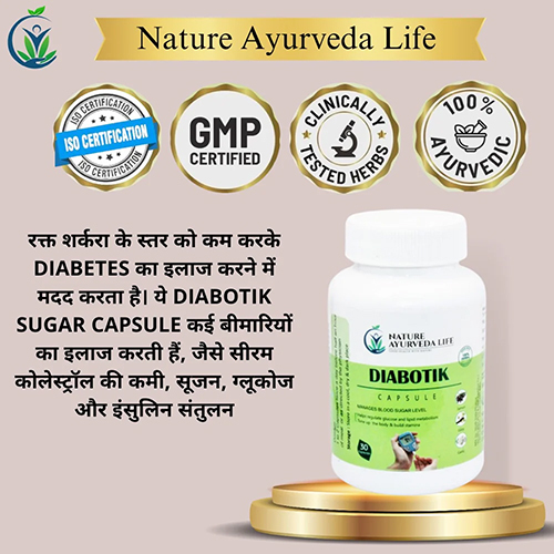 Antidiabetic Medicine Diabotik Capsule - Age Group: For Adults