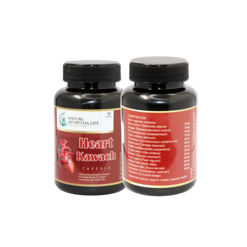 Nature Ayurveda Life Heart Kawach Capsule