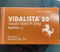 Tad-alafil Tablet - Ingredients: Vida Salt Composition Details (e.g. Valsartan 10 Mg/ 20 Mg/ 40 Mg/ 60 Mg/ 80 Mg)