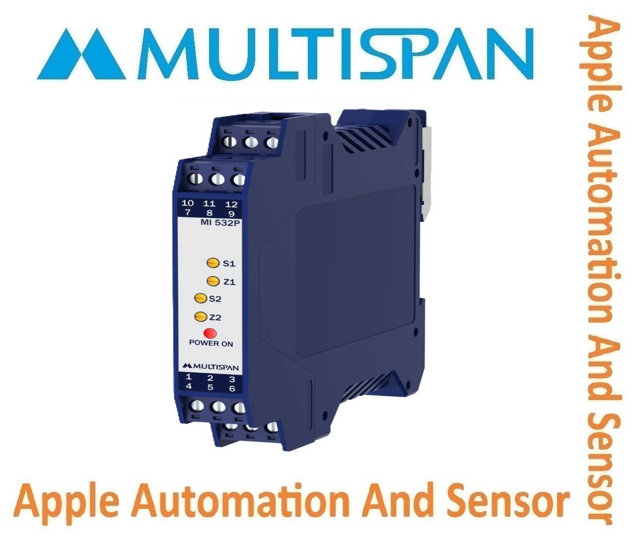 Mi-532 Multispan Signal Isolator - Double Display Universal Input Pid Controller, Dual Relay Output, 4+4 Digit Precision, 1 Year Warranty