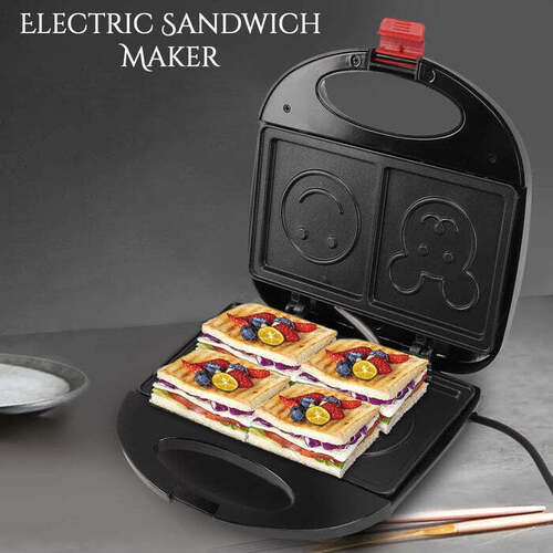 Double Sided Heating 750W Electric Sandwich MakerS