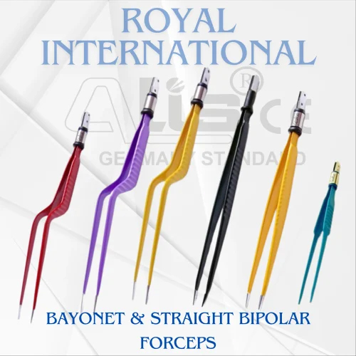 Bayonet And Straight Bipolar Forceps