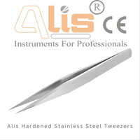 Hardened Stainless Steel Tweezers - Silver, Different Sizes Available | Modern Design For Precise Shaping And Grooming Of Eyebrows And Hair