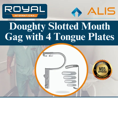 Doughty Slotted Mouth Gag with 4 Tongue Plates