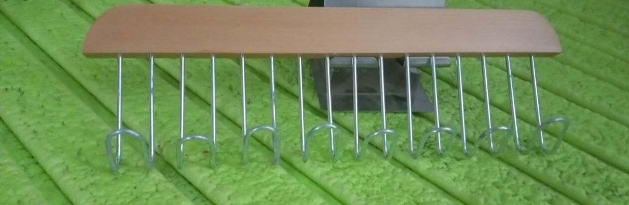 Space Saving 8 Hooks Wooden Hanger