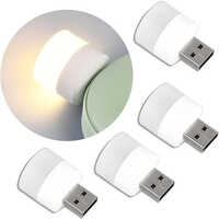Small Usb Led Light - Plastic Body, Compact Bar Design, White Finish | 1-year Warranty For Versatile Usb-powered Illumination