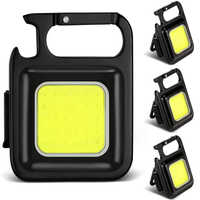 Mini COB LED Flashlight Keychain