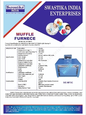 High Temperature Furnace By Swastika India Enterprises