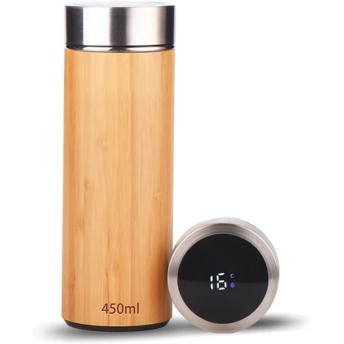 450ml Wooden Temperature Bottle - Capacity: 500 Milliliter (Ml)