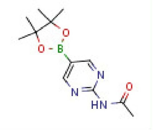 2-Acetamidopyrimidine-5-boronic acid, pinacol ester