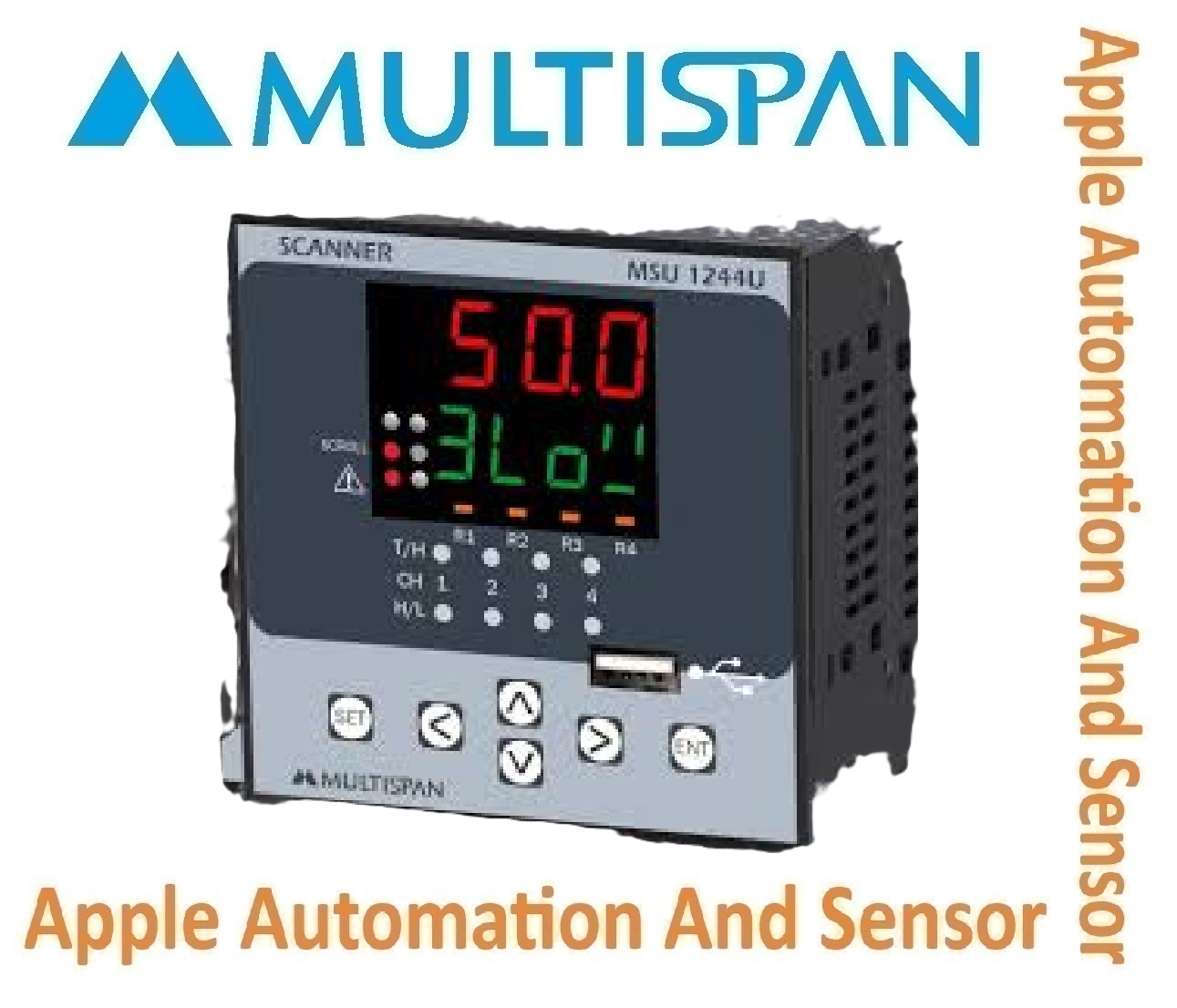 Msu-1244 Multispan Multi Process Scanner & Data Logger - 4 Channel