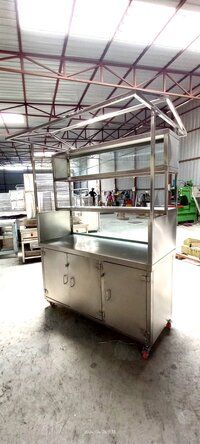 stainless steel counter