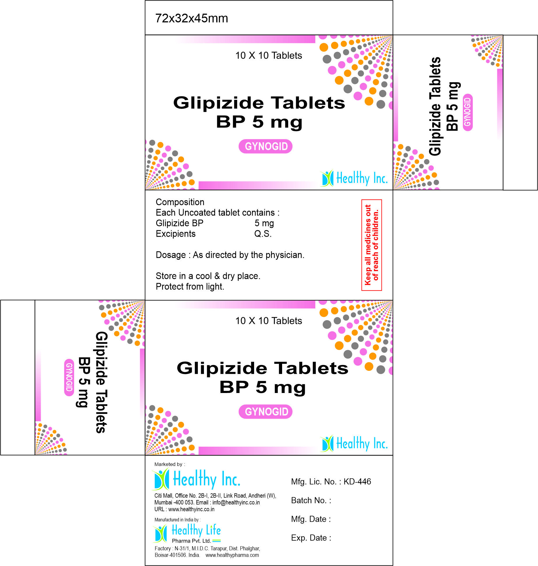 Glipizide tablet 5mg