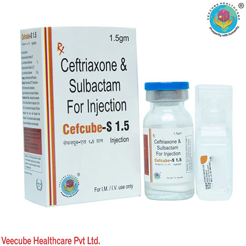 Ceftriaxone 1 Gm + Sulbactam (0.5G) 10 Ml - Drug Type: General Medicines