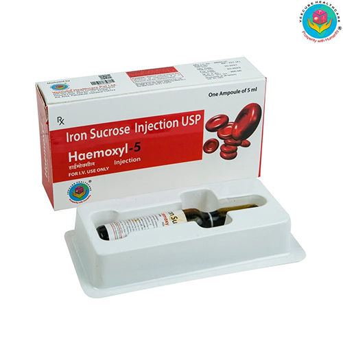 Iron-Sucrose 20 Mg Injection With Tray Pack - Physical Form: Liquid