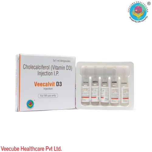 Cholecalciferol 60000 I.U (Vitmin D3 ) 15 Mg Injection - Drug Type: General Medicines