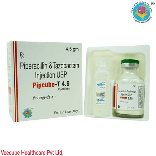 Piperacillin 4Gm + Tazobactam 500 Mg With 20Ml - Drug Type: Injection