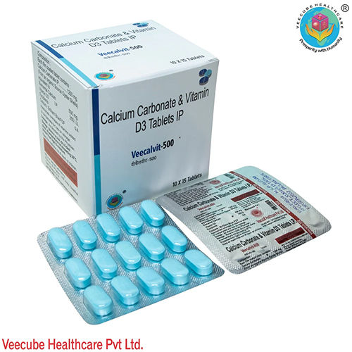 Calcuim Carbonate 1250Mg Eq To Elemental Calcium 500Mg Vitamin D3 250Iu - Drug Type: General Medicines