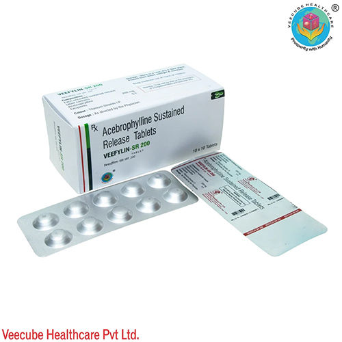 Acebrophyllin Sr 200 Mg Tablet - Drug Type: General Medicines