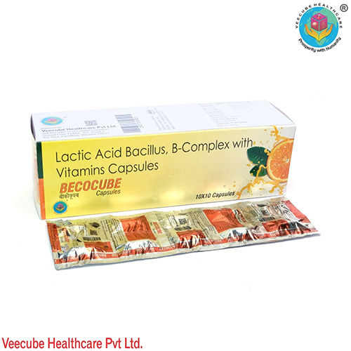 Lactic Acid Bacillus 2000 Lacs Folic Acid 300Mcg Becosules Capsules - Drug Type: General Medicines