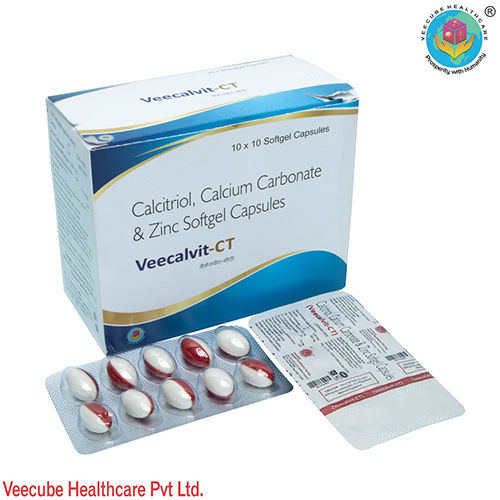 Calcitriol Calcium Carbonate & Zinc Softgel Capsules - Drug Type: General Medicines