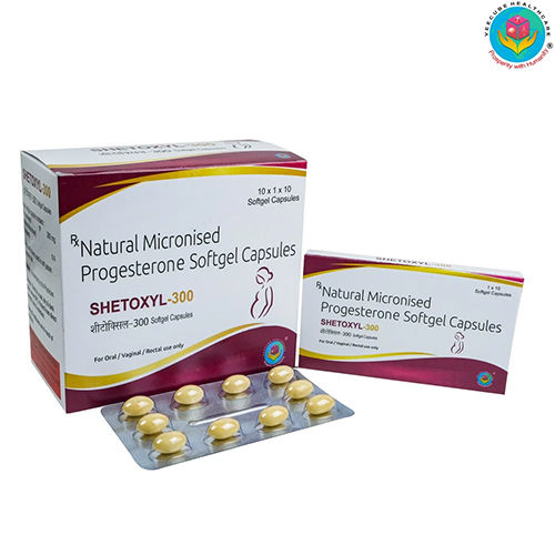 Natural Micronized Progesterone Softgel Capsules 300Mg - Drug Type: General Medicines