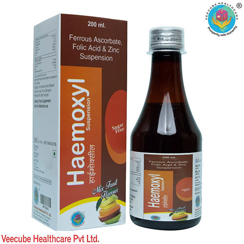 Iron Folic Acid Syrup - Age Group: Suitable For All Ages