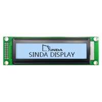 160x32 Graphic Lcd Module - 3.3v/5v, Fstn/stn Gray/yellow-green/blue, 8-bit Parallel/spi/i2c Interface, -20 To 70â°c Operating Temp