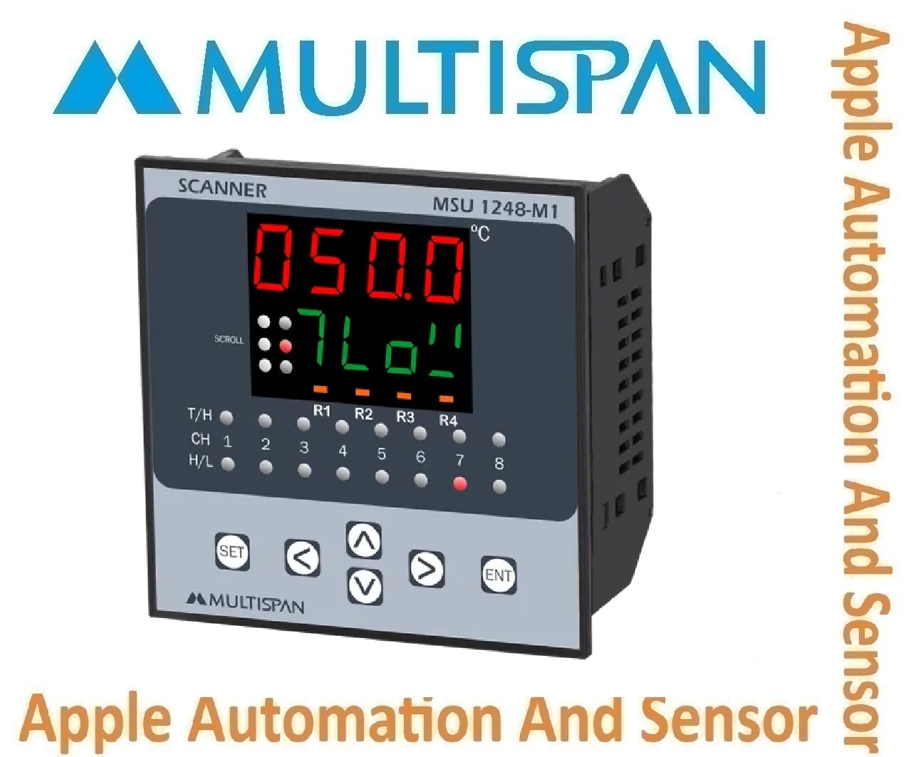 Msu-1248-m1 Multispan Process Scanner And Data Logger - 8 Channel