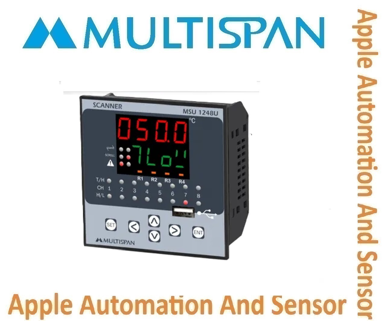 Msu-1248-m1 Multispan Process Scanner And Data Logger - 8 Channel
