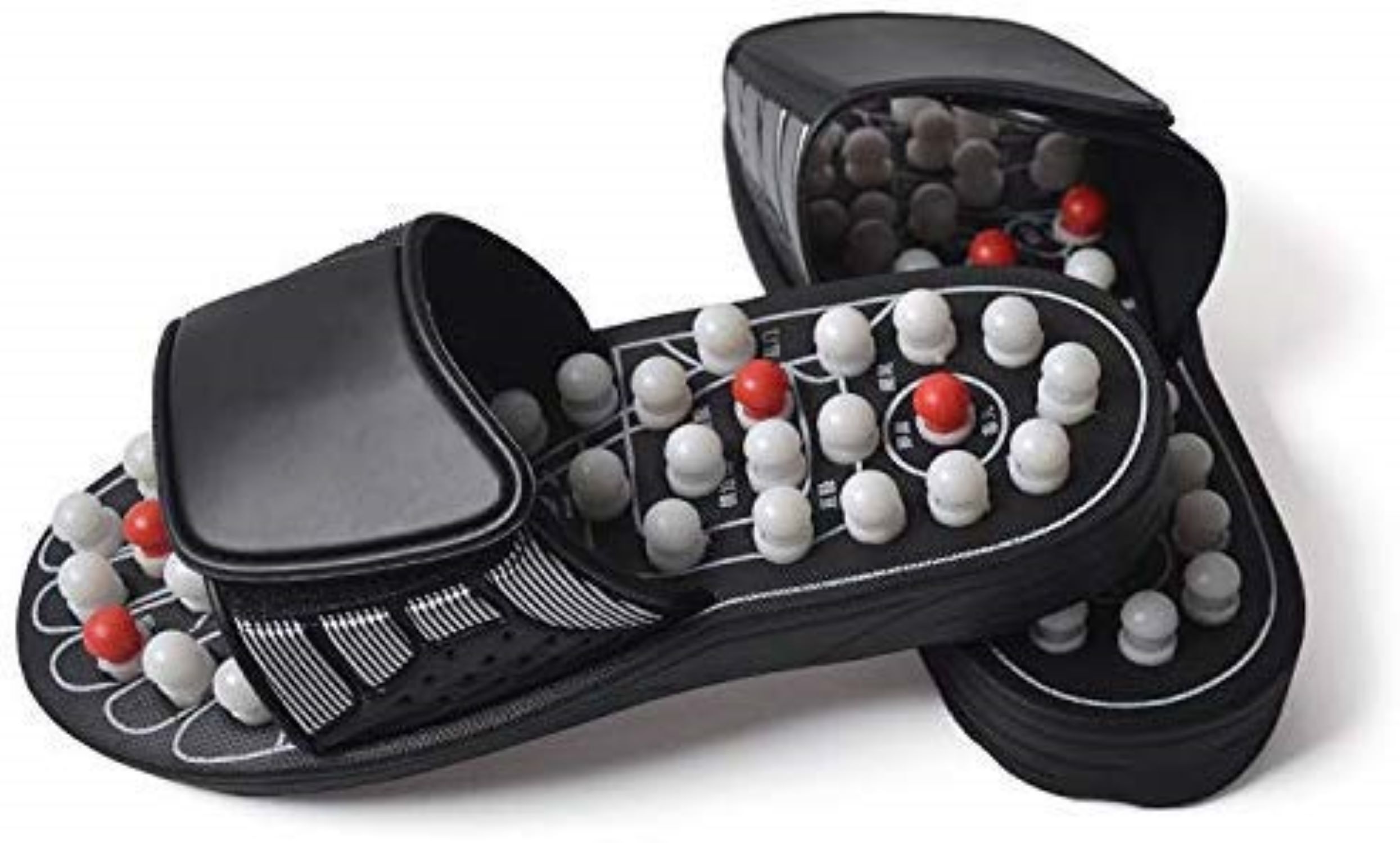 Acupressure Magnetic Therapy Slippers - 34.2x13.9x10.8 Cm | Natural Pain Relief, Improved Blood Circulation, Stress Relief, & Enhanced Immunity