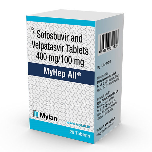Sofosbuvir Velpatasvir Tablet - Antiviral Combination For Chronic Hepatitis C Treatment | Regulates Hcv Infection, Prescribed Dosage, Daily Use