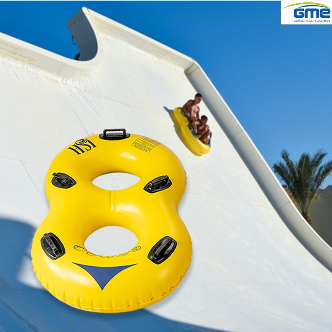 Bullet Sliding Water Park Slide Swim Tubes