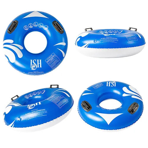 Pvc Sliding Swim Rings With Handle For Water Park