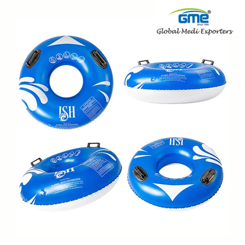 Pvc Sliding Swim Rings With Handle For Water Park - Capacity: Single Or Double Rider
