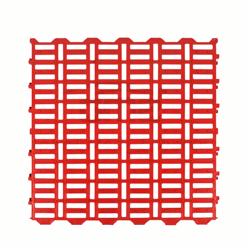 Heavy Duty Slatted Plastic Flooring Mat - PPCP Material, 2 x 2 Inch, Various Colors | Easy to Use, Slatted Design for Superior Grip