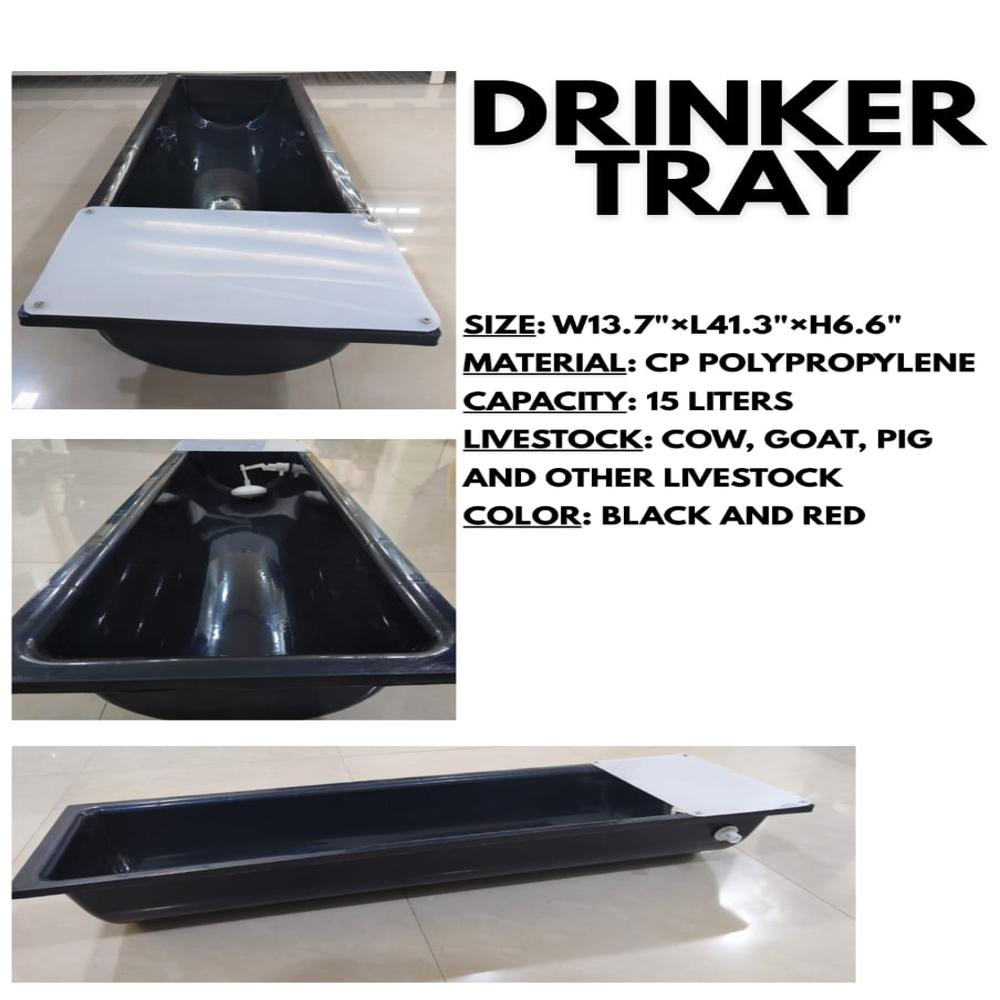 Goat and sheep drinker automatic tray