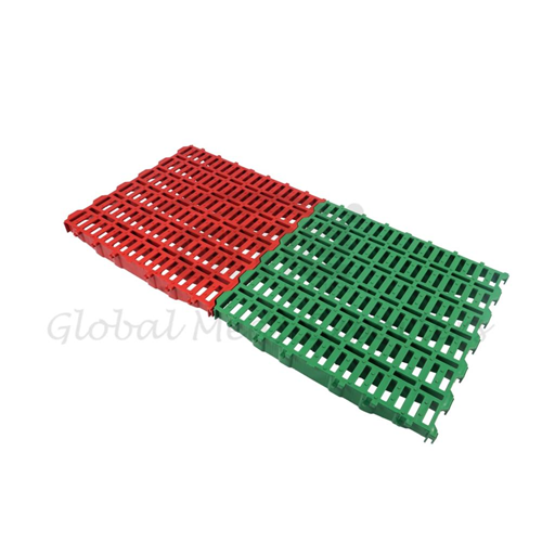 Goat Farm Plastic Slatted Flooring Mat - Polypropylene Co-polymer 70 MM Thickness Red Color | High Quality Easy Installation Exceptional Drainage & Ventilation