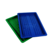 Hydroponic Tray - Rectangular, Polypropylene, Blue & Green, 1 Kg Capacity | Portable, Manual Operation, Lightweight At 200 Grams