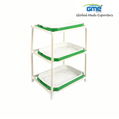 Micro Green Tray - 100% Virgin Polypropylene, 300mm x 250mm x 50mm | Rectangular Shape, Farm Cultivator, Easy To Use
