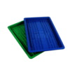 Agriculture Hydroponic Plastic Trays - Polypropylene Virgin Plastic, 2 Inch Height, 24 Holes, Rectangle Shape | Easy To Use For Hydroponic Agriculture