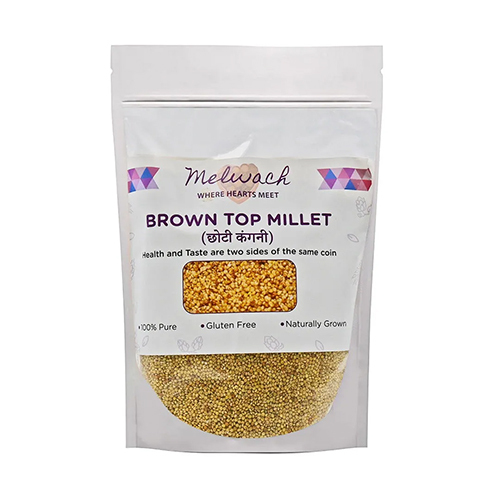 Brown Top Millet - 500 Grams Granules | Nutty Flavor, Gluten-Free, Fiber-Rich, Ideal for All Age Groups, Versatile for Soups & Salads